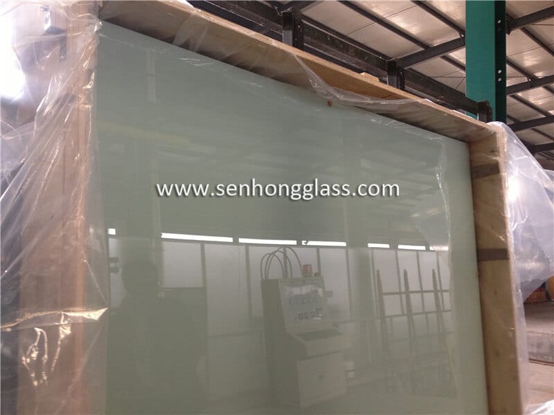 12.38mm milky white laminated glass 4