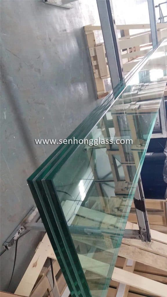 china Multi-layer SGP Tempered Laminated Glass Heat Soaked Testing