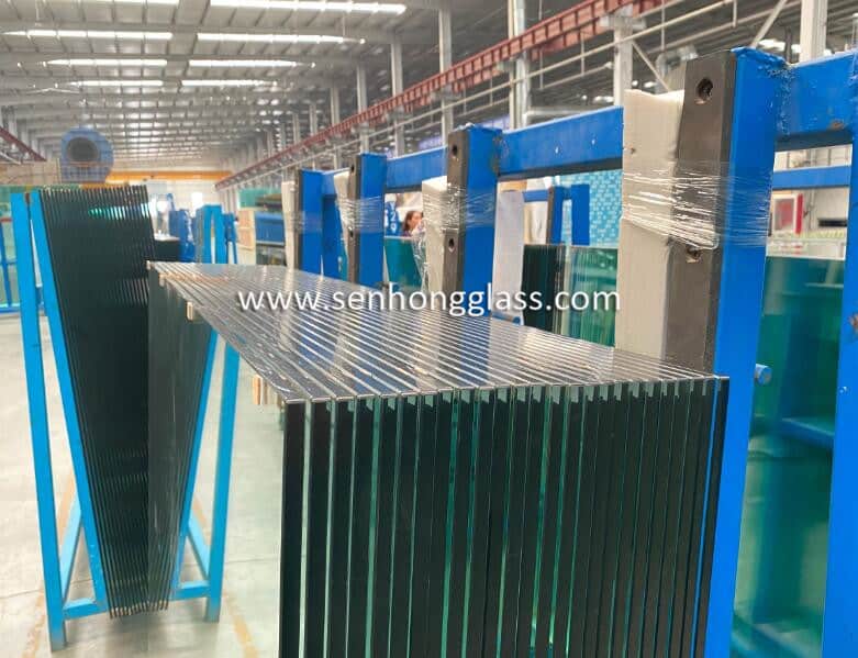 12mm tempered toughened glass with safety corner 1